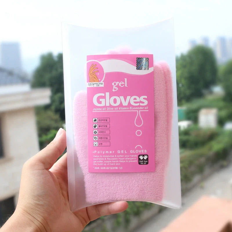 Premium hand and foot masks with gel lining and nourishing vitamins for soft, smooth skin