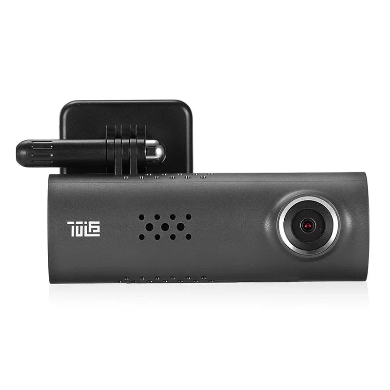 Premium dash cam with voice controls, 1080p FHD recording, and wide-angle lens