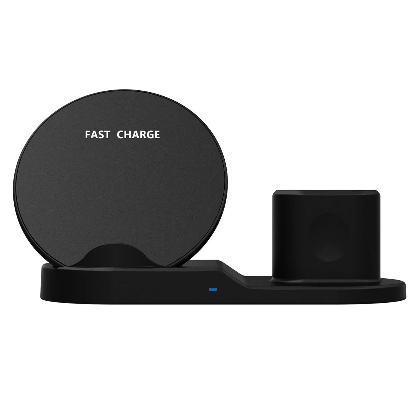 3-in-1 wireless charging station for iPhone, Apple Watch, and AirPods with fast charging and automatic power-off features