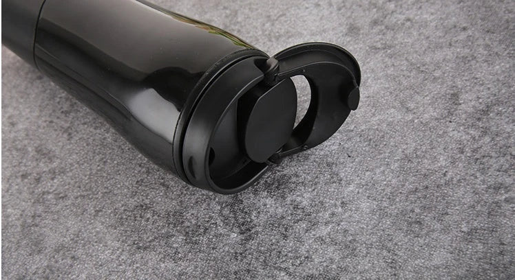 Premium spill-proof suction cup water bottle with anti-slip grip, available in multiple colors