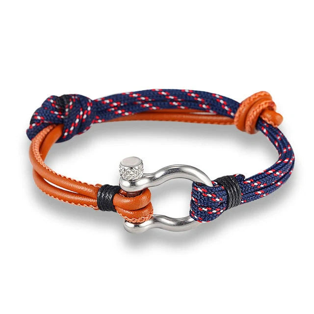Stylish stainless steel umbrella bracelet with unique charm for elegant wristwear