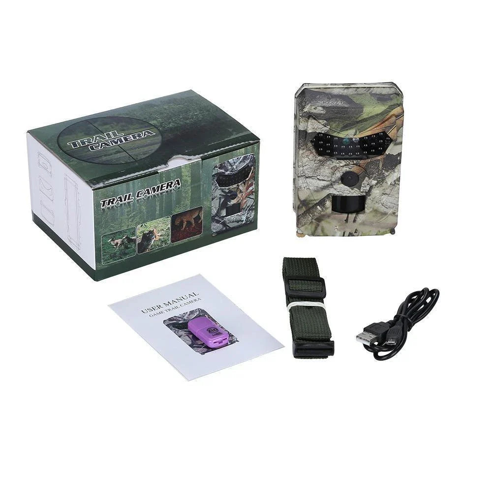 High-resolution 1080p trail camera with advanced night vision and weatherproof design for hunting and wildlife scouting in the British countryside