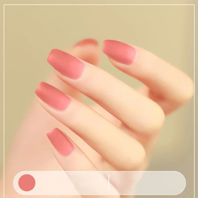 Matte nail polish in various colours showcasing fast-drying and long-lasting formula