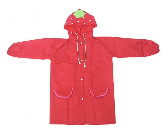 Charming waterproof raincoat for British schoolchildren, made from high-quality Oxford cloth in a range of vibrant colours