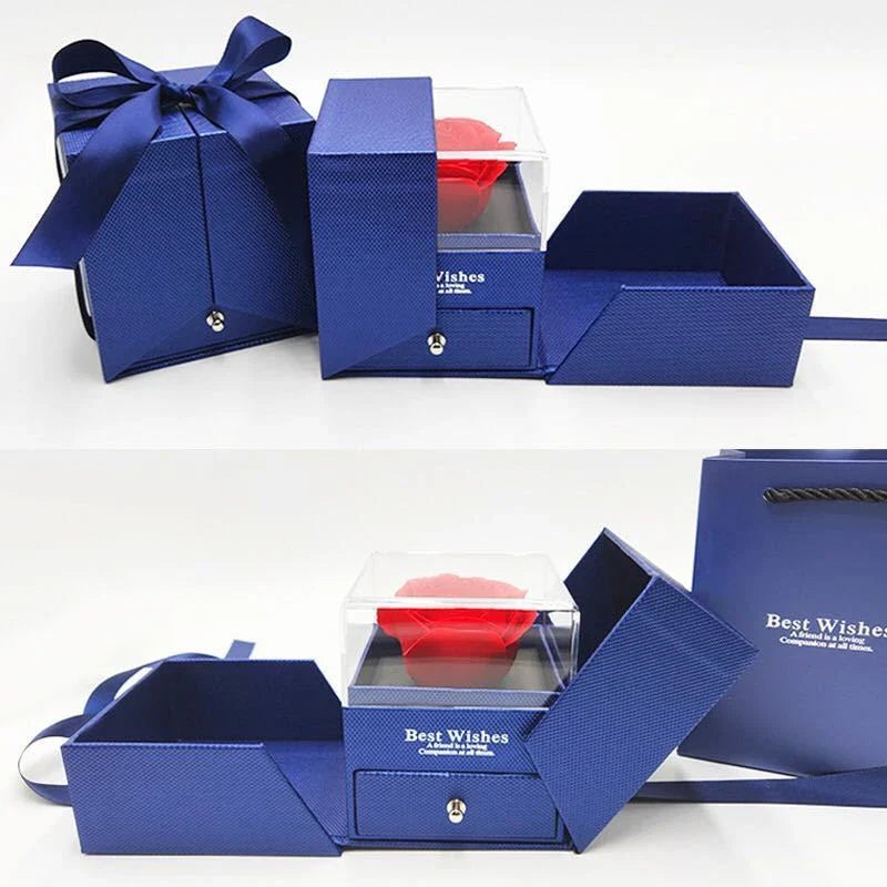 Eternal plastic rose in various colors, featuring lifelike petals and a durable design for long-lasting beauty and elegance