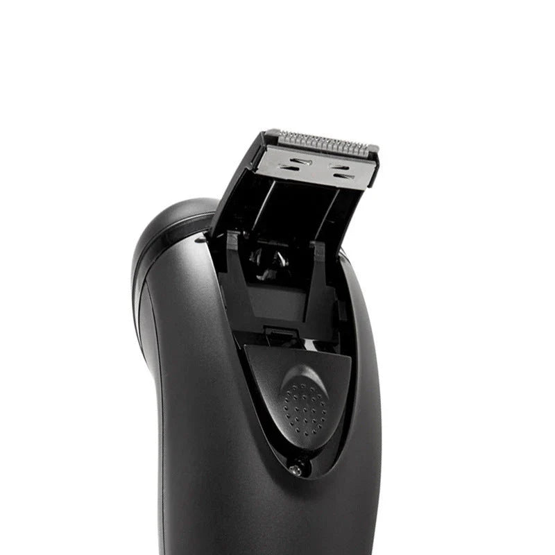 Premium 3-Blade Electric Shaver for Men - Sleek Black Design, Cordless Convenience, and Precision Blades for a Smooth Shave