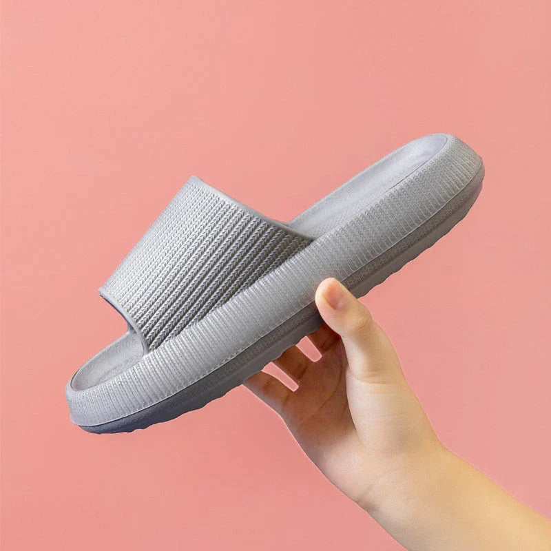 Women's premium EVA slippers in various colors and sizes, featuring soft, cushioned soles and durable non-slip design.