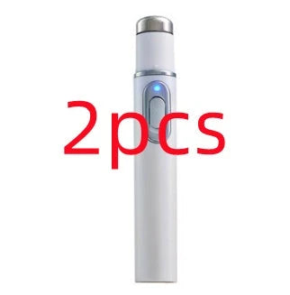 Blue light therapy pen for treating acne, scars, and wrinkles on the face and body