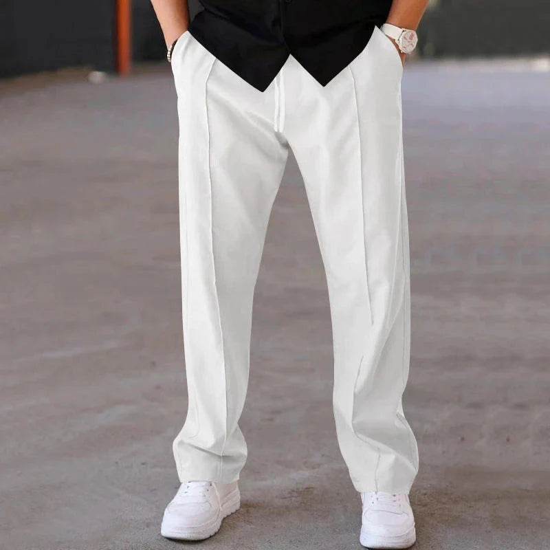 Comfortable Drawstring Waist Casual Pants for Men