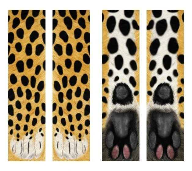 Cosy 3D animal paw socks in a variety of playful designs, including cats, dogs, elephants, tigers, and more