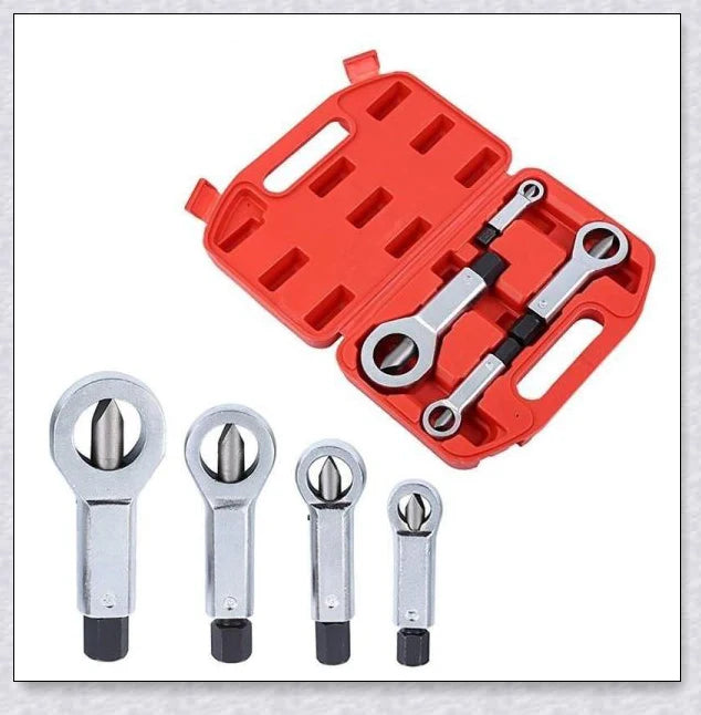 Heavy-Duty Nuts Splitter Tools Set - Premium hardened steel nut removal toolkit for DIY, workshops, and industrial applications