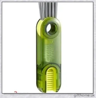A 3-in-1 cleaning brush set with a spiral brush, bevel corner brush, and sponge for thoroughly cleaning bottles, cups, and hard-to-reach areas