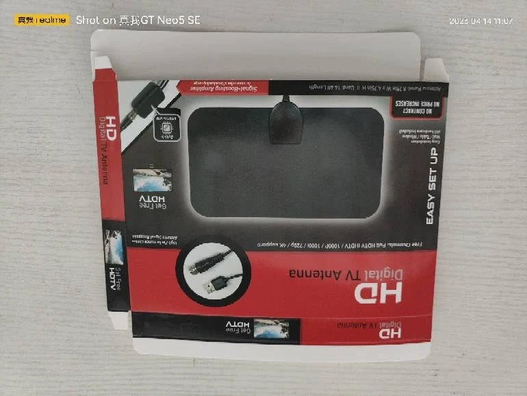 Compact Mini HDTV Indoor Antenna for crystal-clear digital TV reception