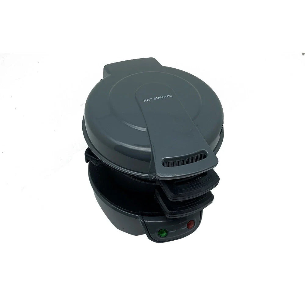 Versatile 3-in-1 breakfast maker with sandwich maker, waffle iron, and egg cooker functions