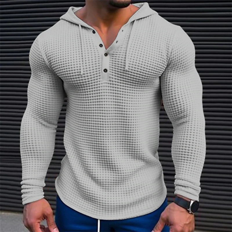 Men's casual pullover sweatshirt in various classic colours, featuring a tailored fit and soft, breathable polyester fabric for all-day comfort and style.