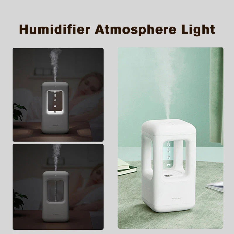Whisper-Quiet Cool Mist Humidifier with Anti-Gravity Water Display