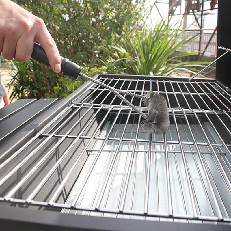 GiftHome UK Premium Barbecue Grill Cleaning Brush in Stainless Steel