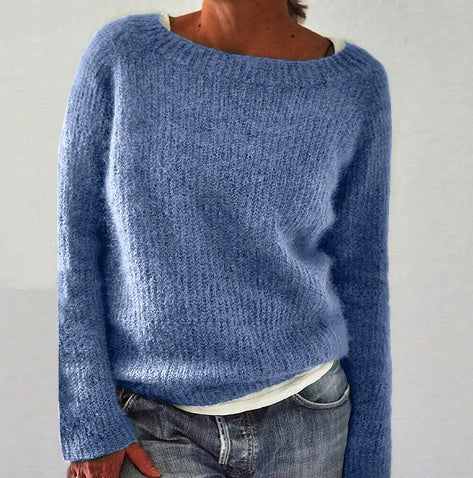 Casual fine wool knit sweater in various colours and sizes