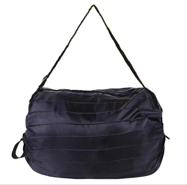 Foldable tote bag made of durable 210D Oxford cloth, featuring a roomy storage space and various stylish color options for on-the-go organization and convenience.