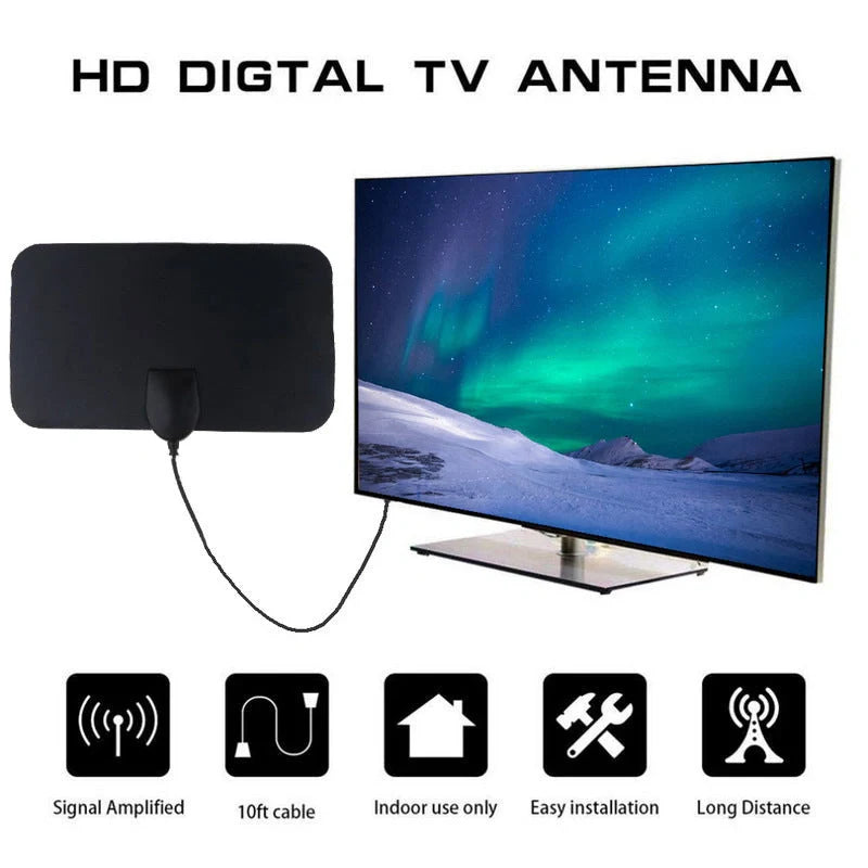 Compact Mini HDTV Indoor Antenna for crystal-clear digital TV reception