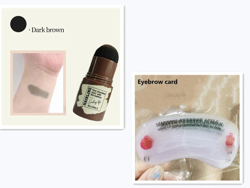 Premium Eyebrow Shaping Kit with precision stamp for effortless, natural-looking brow perfection