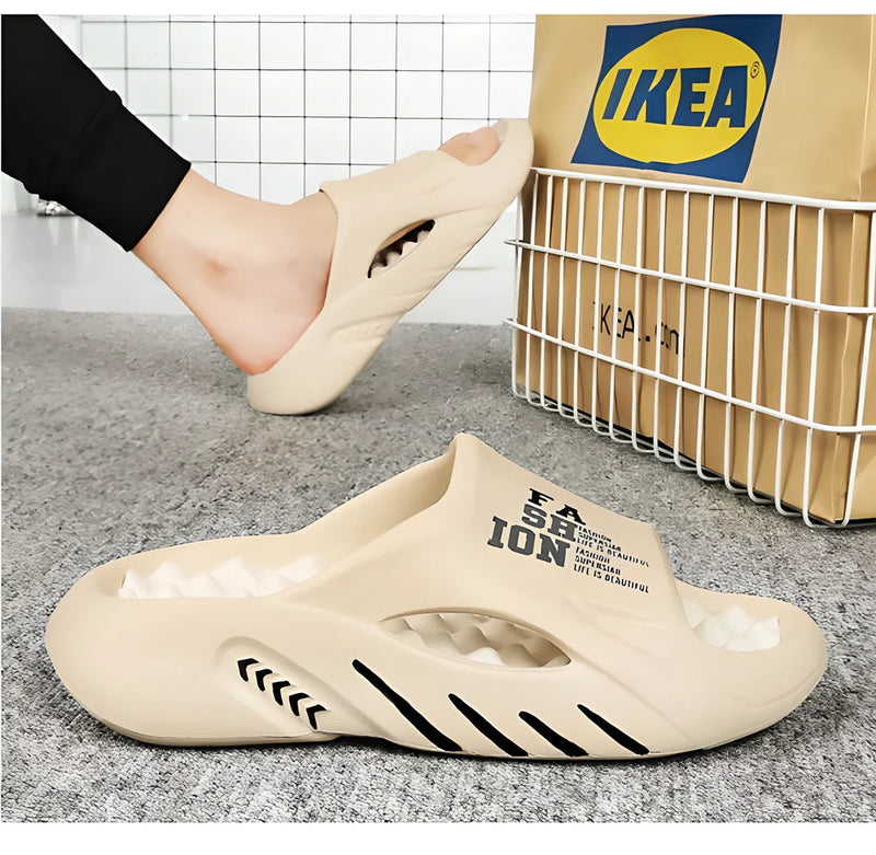 GiftHome UK Luxurious Men's Massage Sandals for Summer Comfort