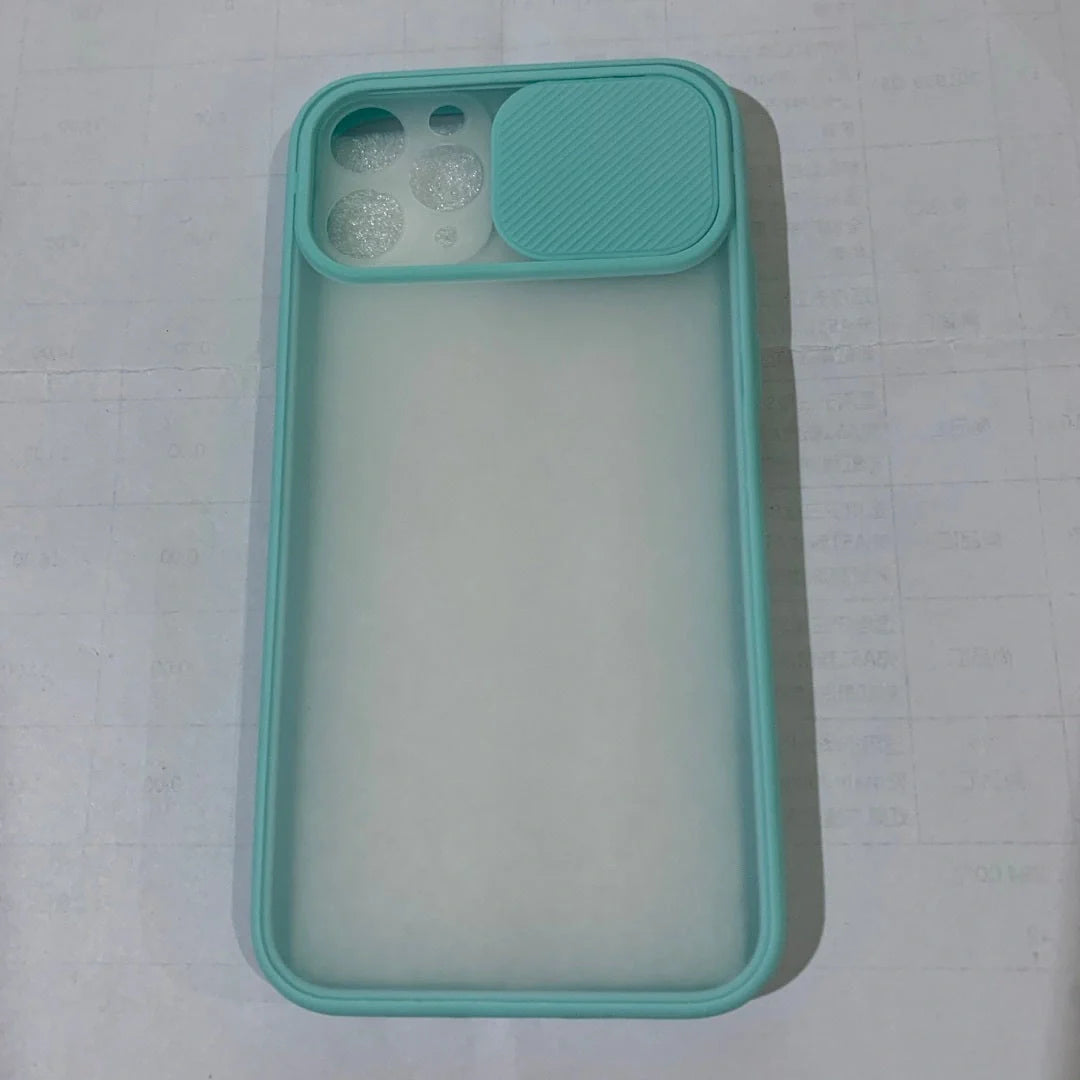 Frosted Surface Camera Protection Mobile Phone Case with Starry Sky Design