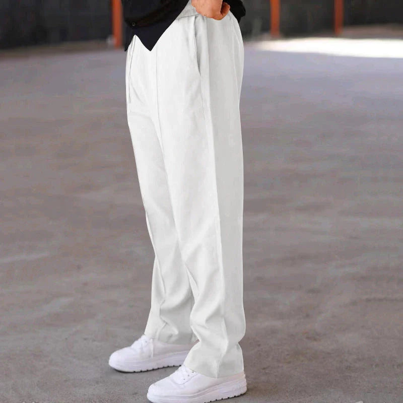 Comfortable drawstring waist casual pants for men in various colors and sizes