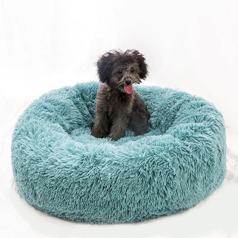Cosy Plush Pet Nest in various colours and sizes for ultimate pet comfort