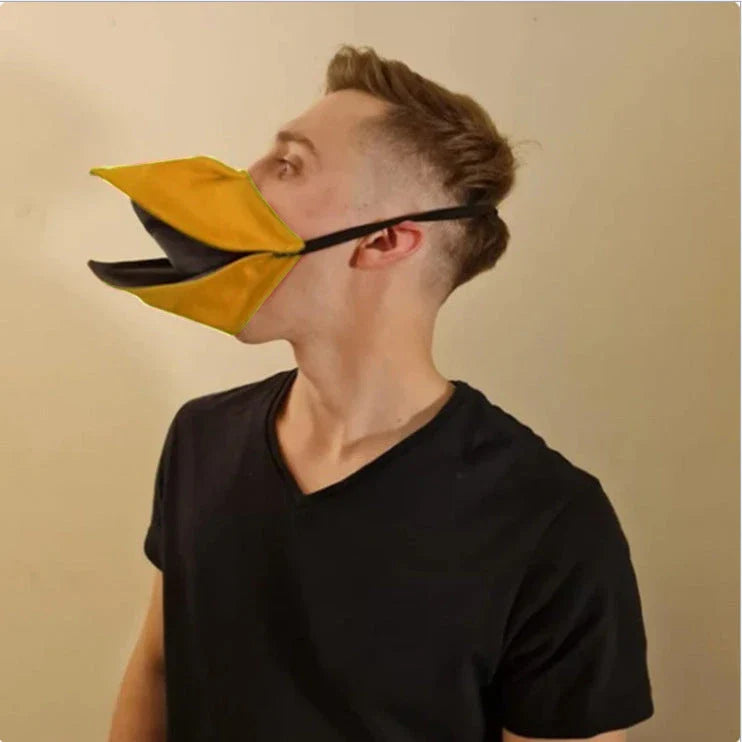 Comfy cotton face covering with a charming duck design, available in various colors and sizes for everyday protection and style.