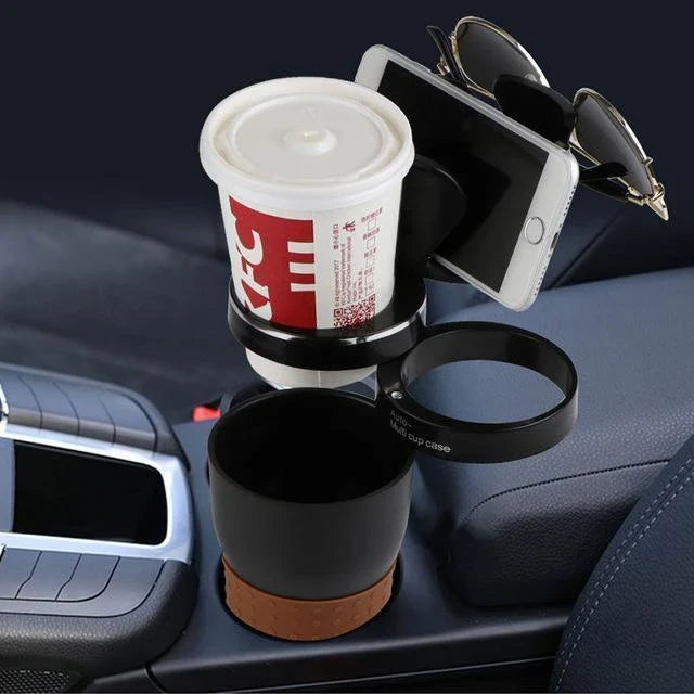 Adjustable car cup holders made of premium ABS materials, available in various colours to enhance your vehicle's interior