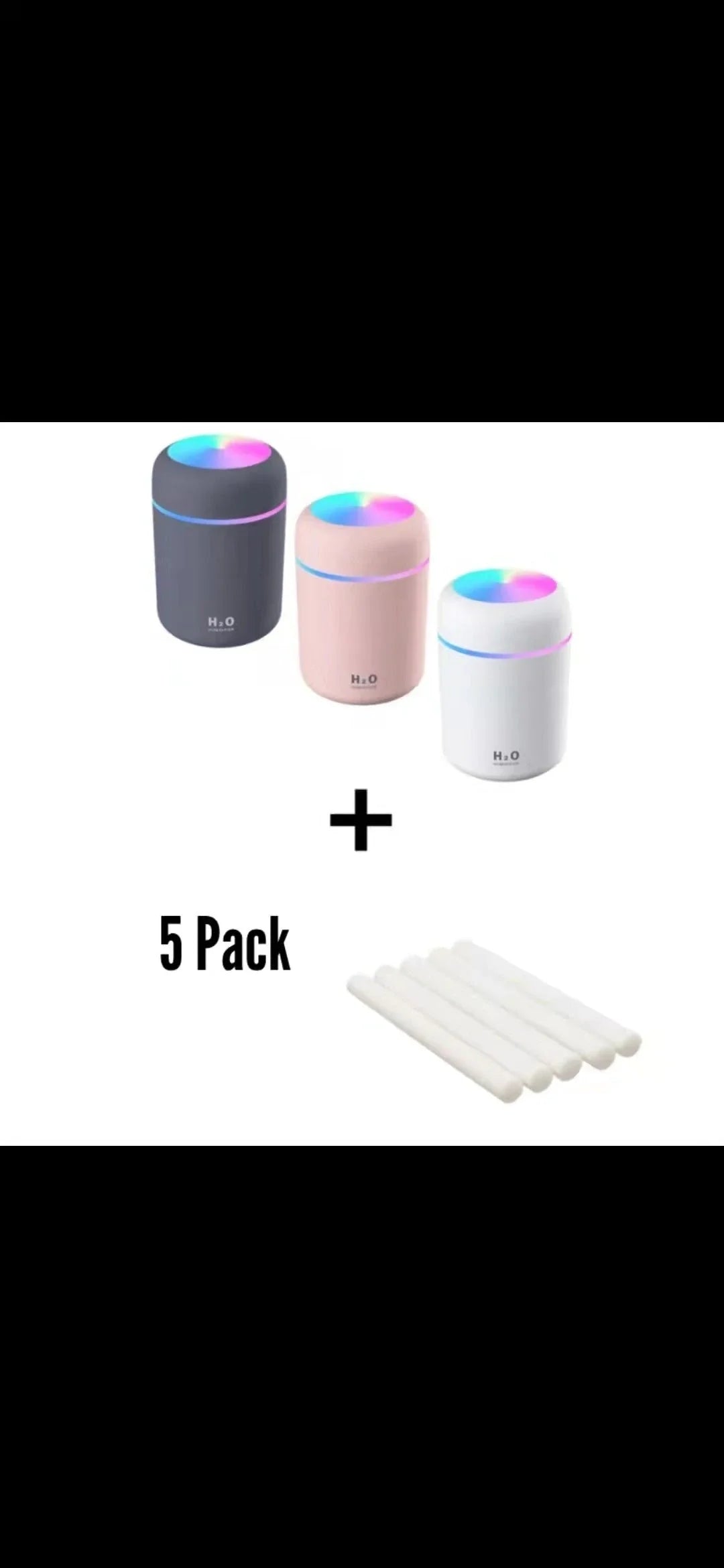 Mini USB Humidifier with Soothing Mist, Quiet Operation, and Automatic Shut-Off for Bedrooms