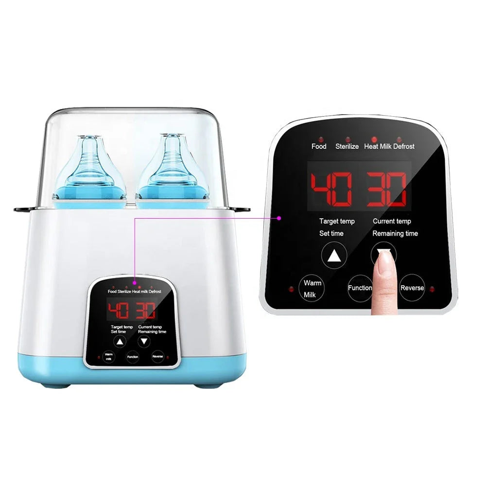 Automatic Baby Bottle Warmer with Thermostat - Effortless Mealtime for Busy Parents