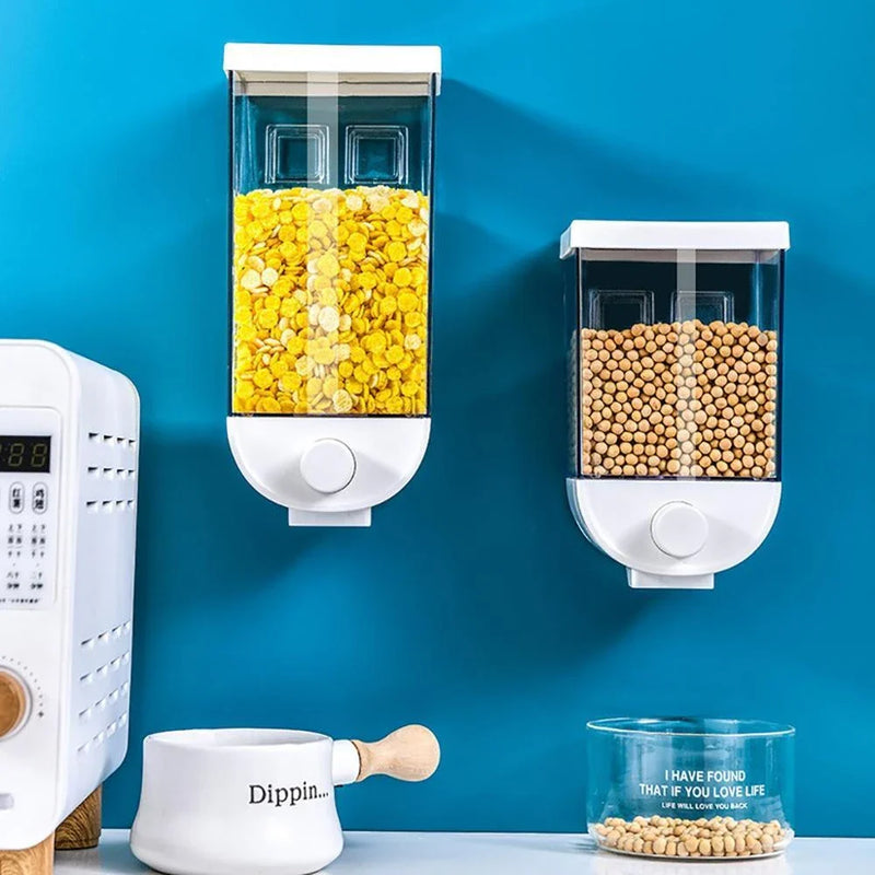 Convenient Kitchen Food Storage Organizer with Cereal Dispenser