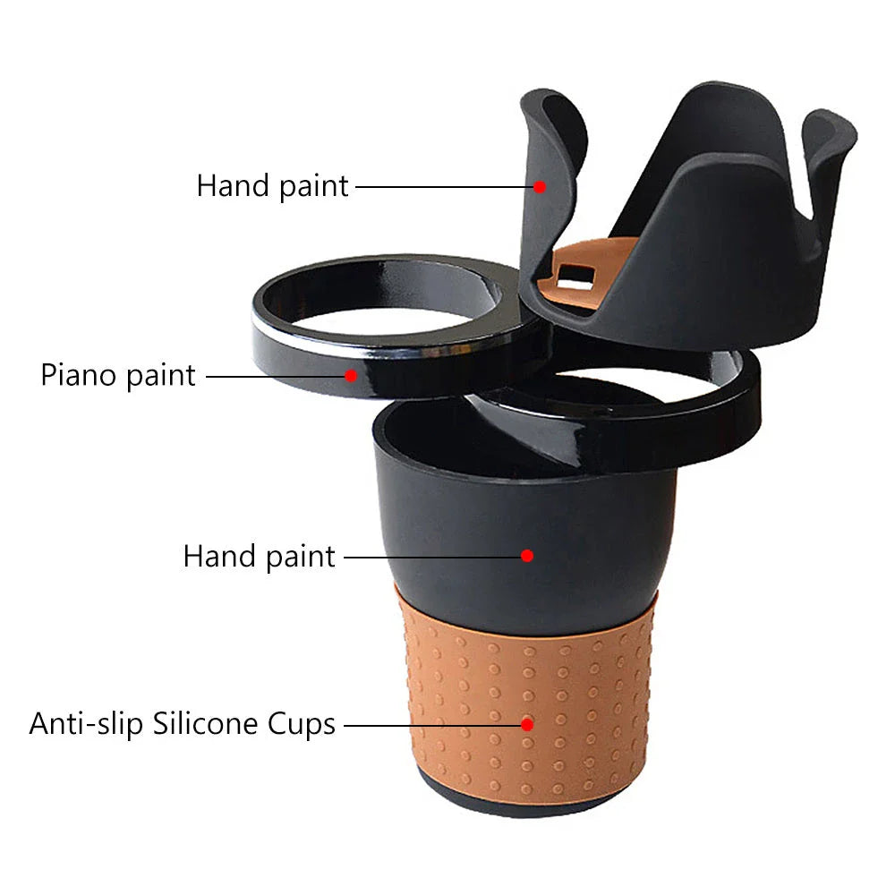 Adjustable car cup holders made of premium ABS materials, available in various colours to enhance your vehicle's interior