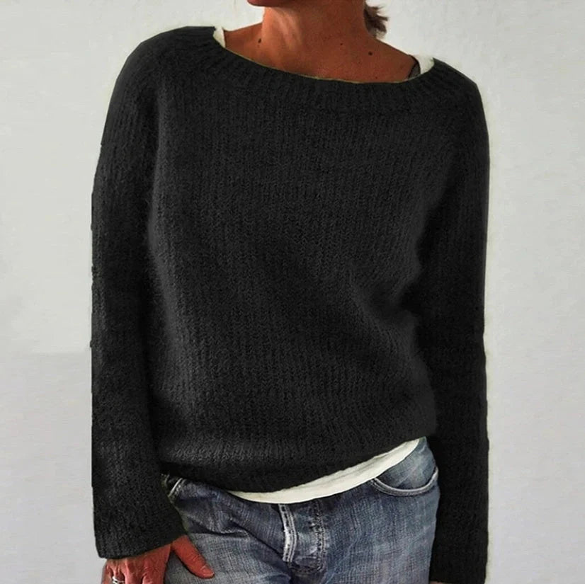 Casual fine wool knit sweater in various colours and sizes