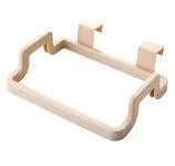 Versatile kitchen storage caddy that hangs discreetly behind cabinet doors, available in a variety of vibrant colours