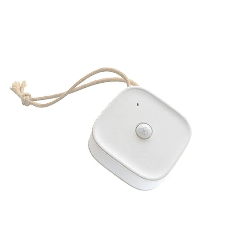 Motion-activated LED wall light with soft, non-dazzling sidelight and large sensing range for hands-free illumination