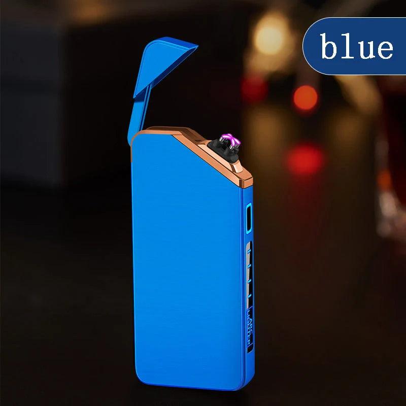 Stylish USB-powered lighter in various colours, featuring a compact and fashionable design for everyday carry