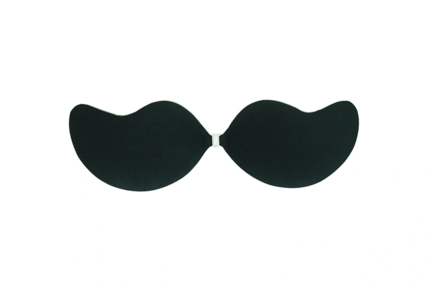 Lala Goddess Mango Cup deep V invisible bra in black and flesh colors