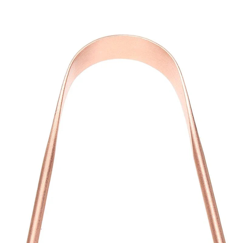 Premium Copper Tongue Scraper for Fresher Breath and Superior Oral Care