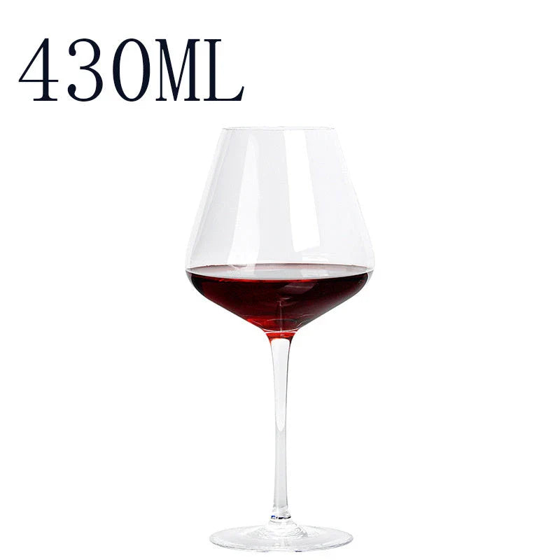 Premium crystal wine decanter with elegant U-shaped design, enhancing the flavor and aroma of your favorite red wines