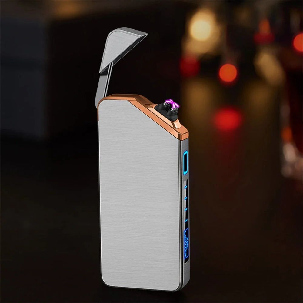 Stylish USB-powered lighter in various colours, featuring a compact and fashionable design for everyday carry