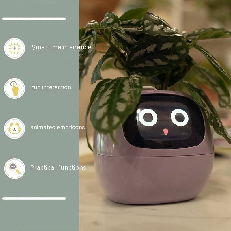 Smart Planter with AI and 7 sensors for easy plant care in various colours