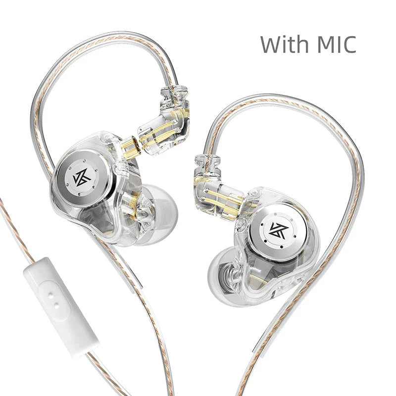 KZ EDX Pro Earphones with powerful bass, noise cancellation, and ergonomic design for active lifestyles.