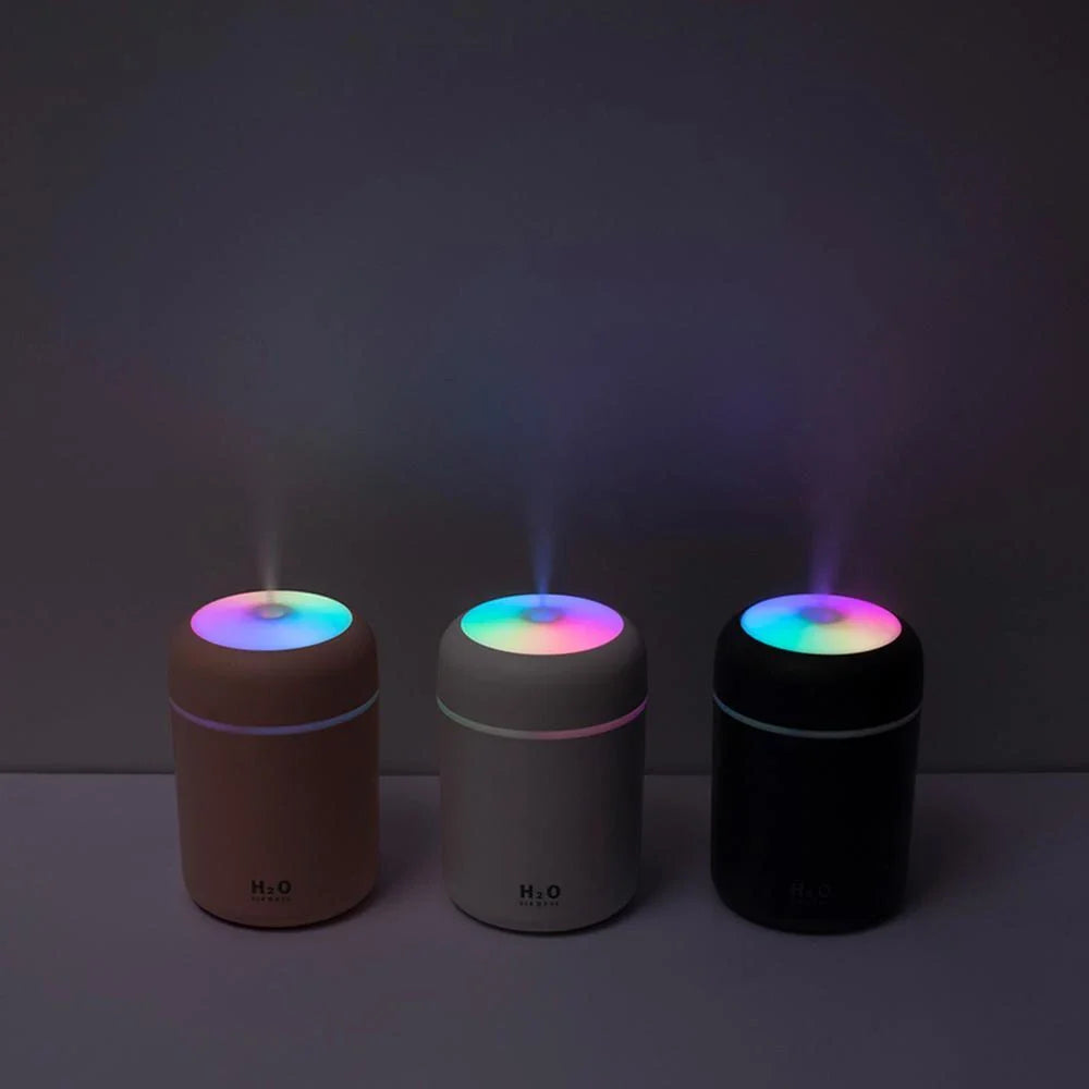 Mini USB Humidifier with Soothing Mist, Quiet Operation, and Automatic Shut-Off for Bedrooms