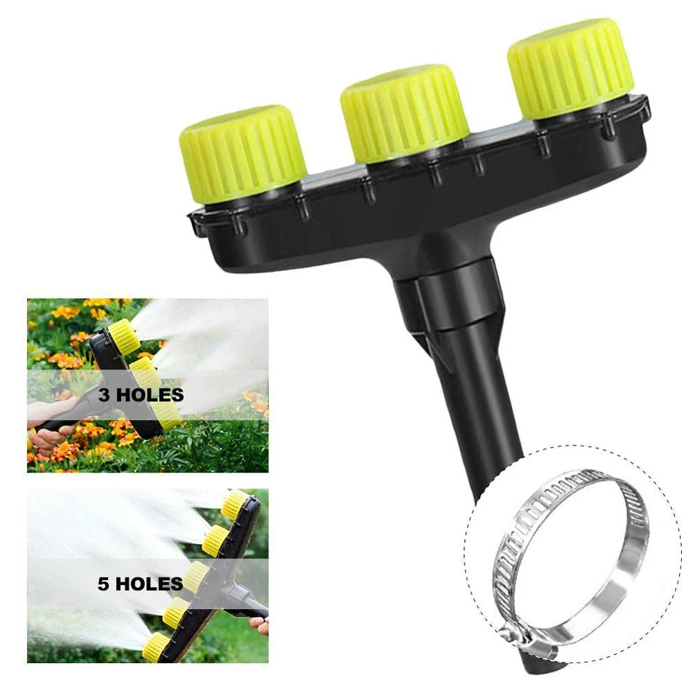 Adjustable garden sprinkler nozzles with versatile water flow for watering lawns, gardens, and crops