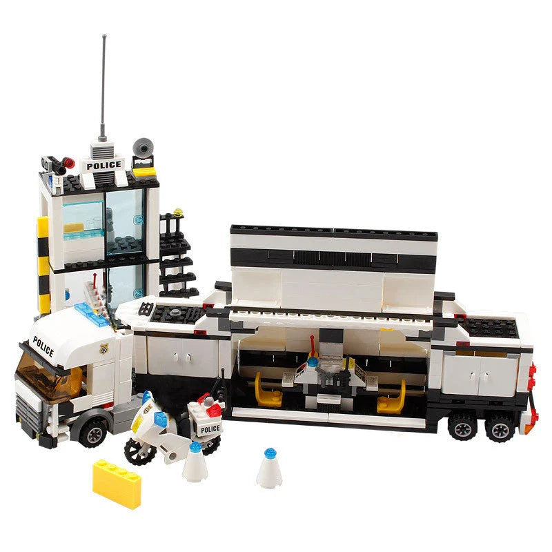 Premium Police Station Building Blocks - Engaging Educational Toy for UK Children