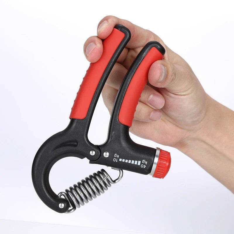 Robust adjustable hand grips with a range of 10-40 kg, designed for building powerful grip strength