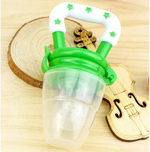 Versatile silicone pacifier with secure design to provide a safe and comfortable feeding experience for babies